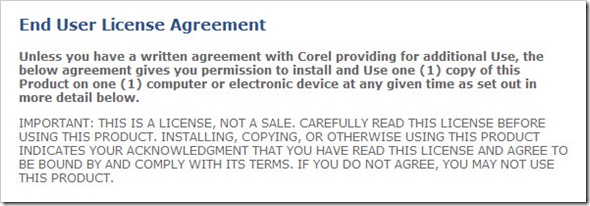 Corel General License