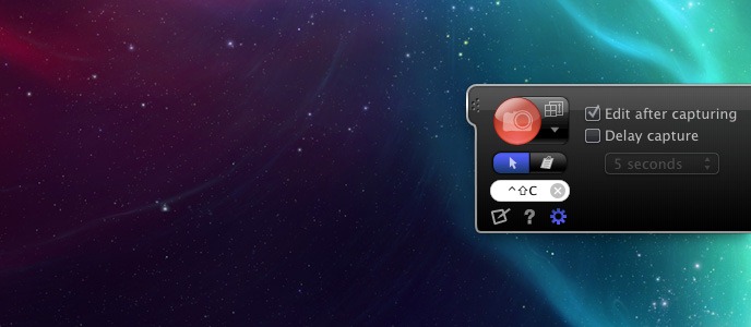 Snagit for Mac: Capture Button