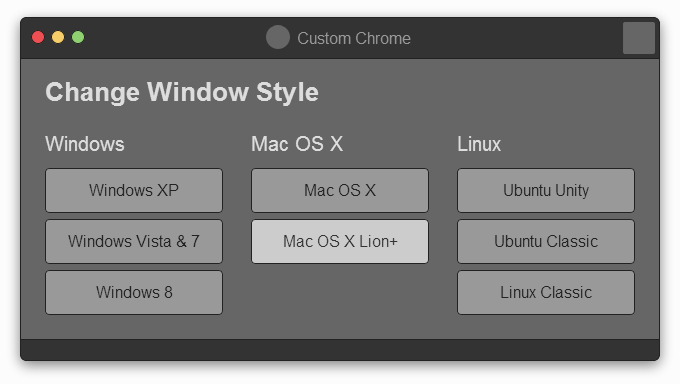 App JS Mac OS X Lion+